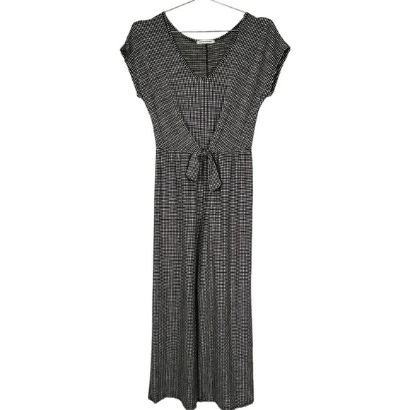 Black & White‎ Short Sleeve Cropped Romper Medium - Picture 1 of 3